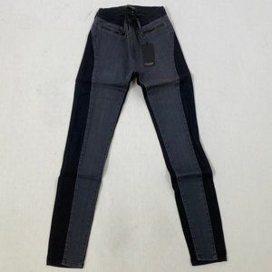 Black Orchid Two Toned Black Skinny